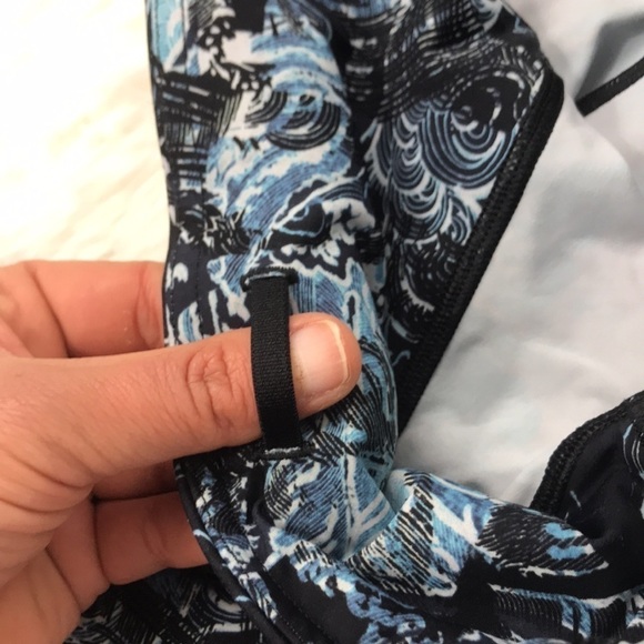 Lululemon Fast & Free Crop II *Nulux 19" Eternal Wave Starlight Black - Picture 5 of 7